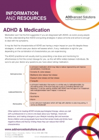 AS ADHD and Medication 2021